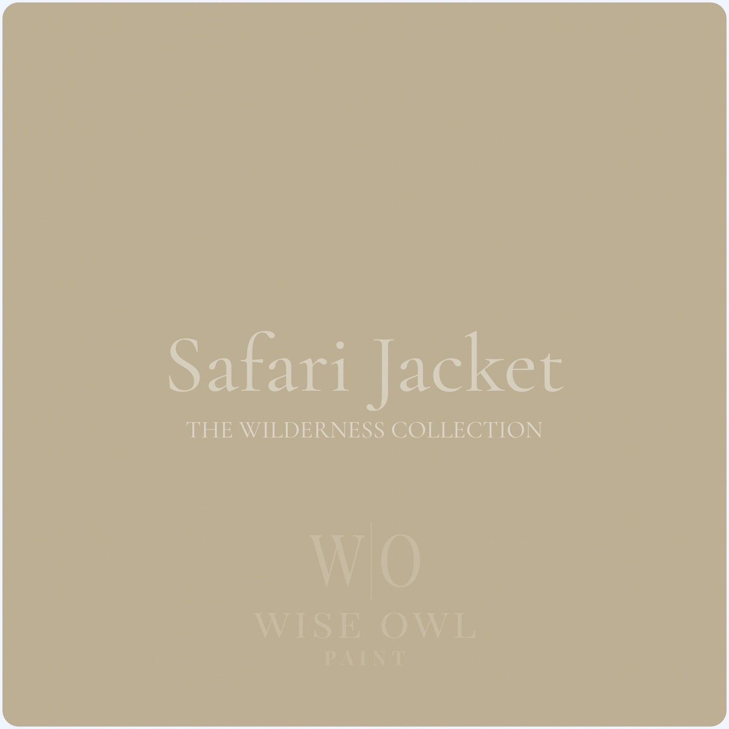 Wise Owl One Hour Enamel - Safari Jacket