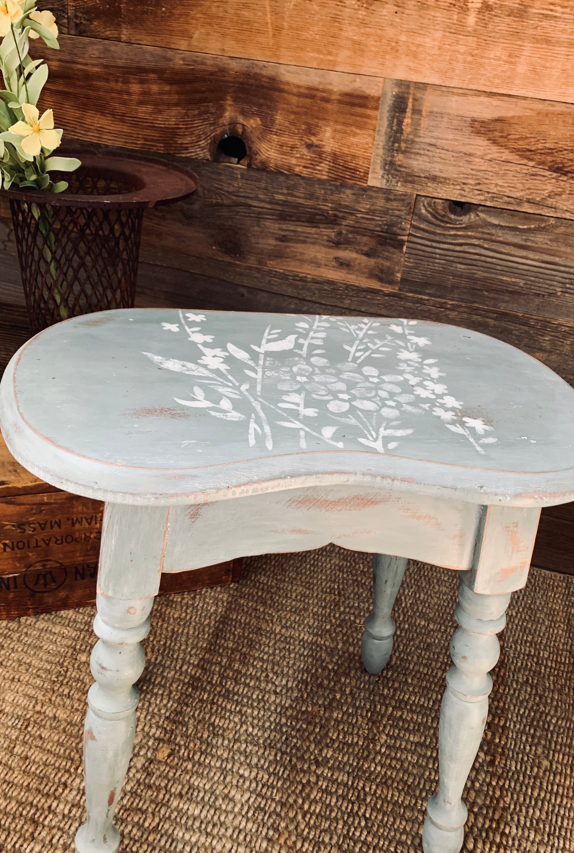 Wooden Bench/Vanity Seat - Jo’s Vintage Werks