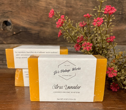 Citrus Lavender Soap Bar - Jo’s Vintage Werks