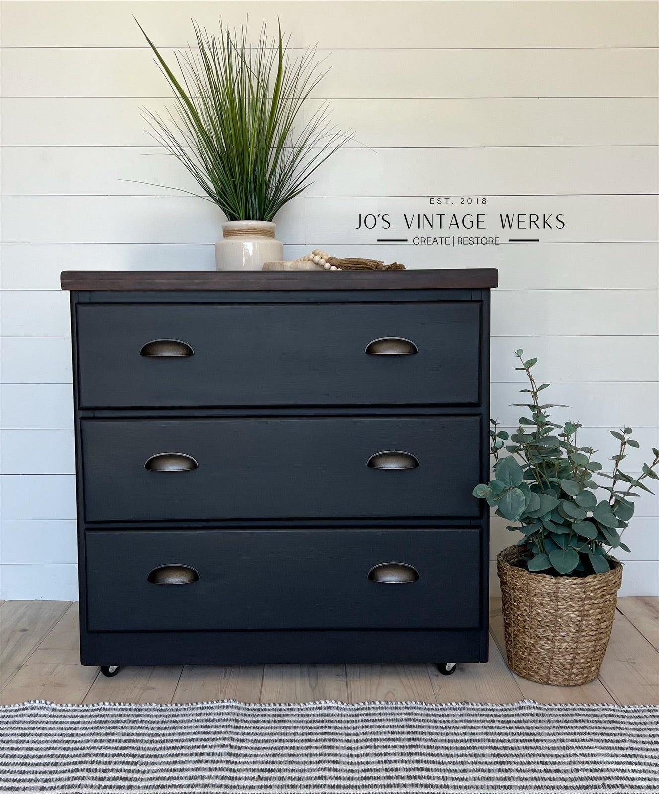 Dresser with 3 Drawers Jo's Vintage Werks Dresser with 3 Drawers Jo's Vintage Werks