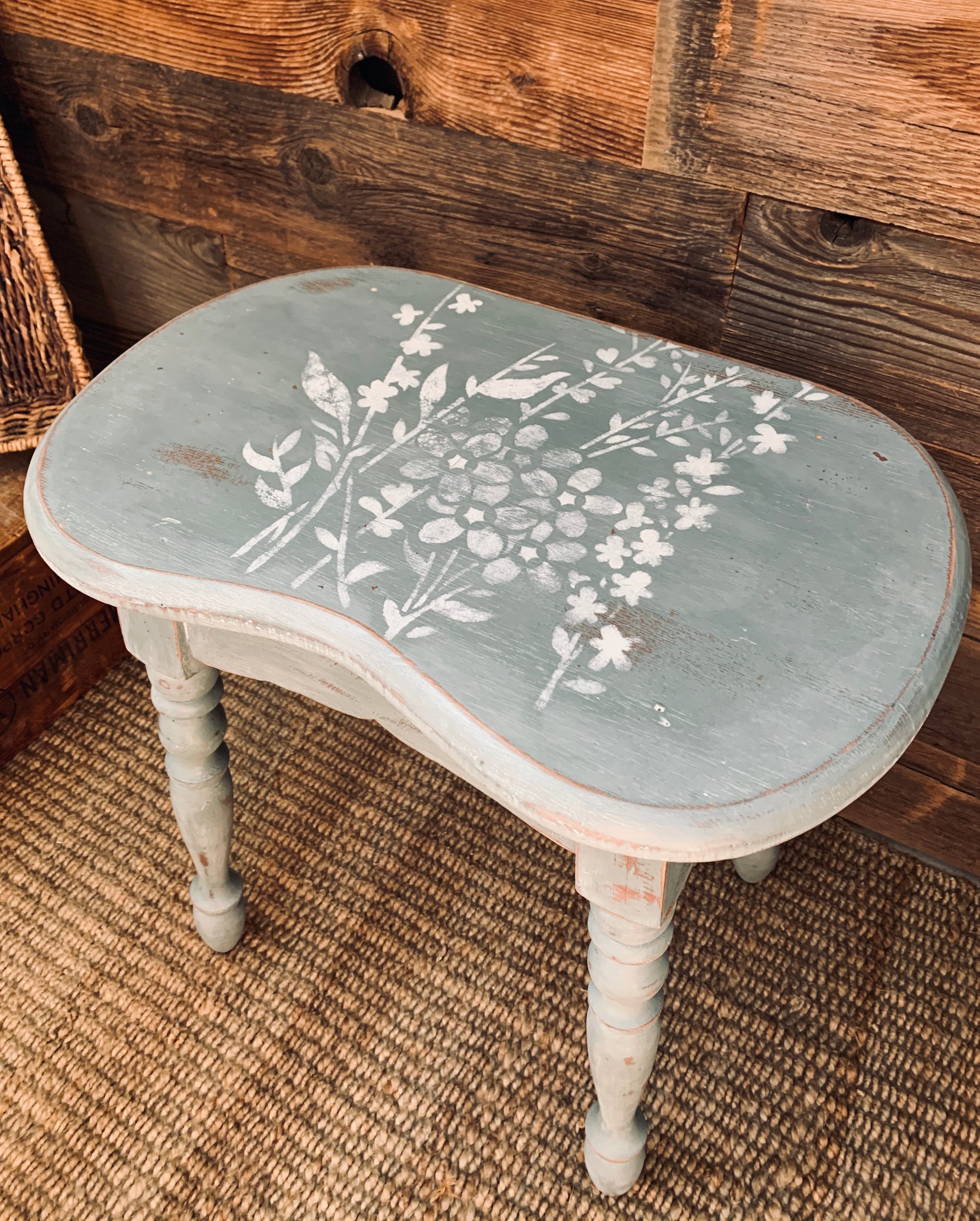 Wooden Bench/Vanity Seat - Jo’s Vintage Werks