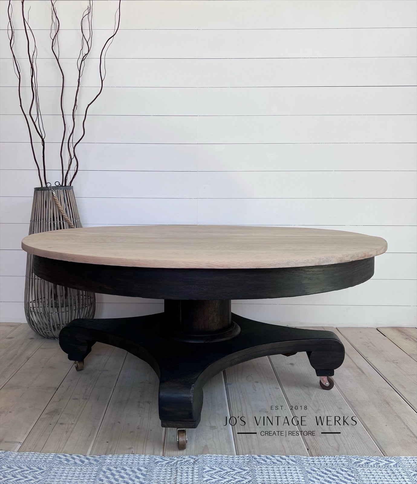 Round Coffee Table - Jo’s Vintage Werks
