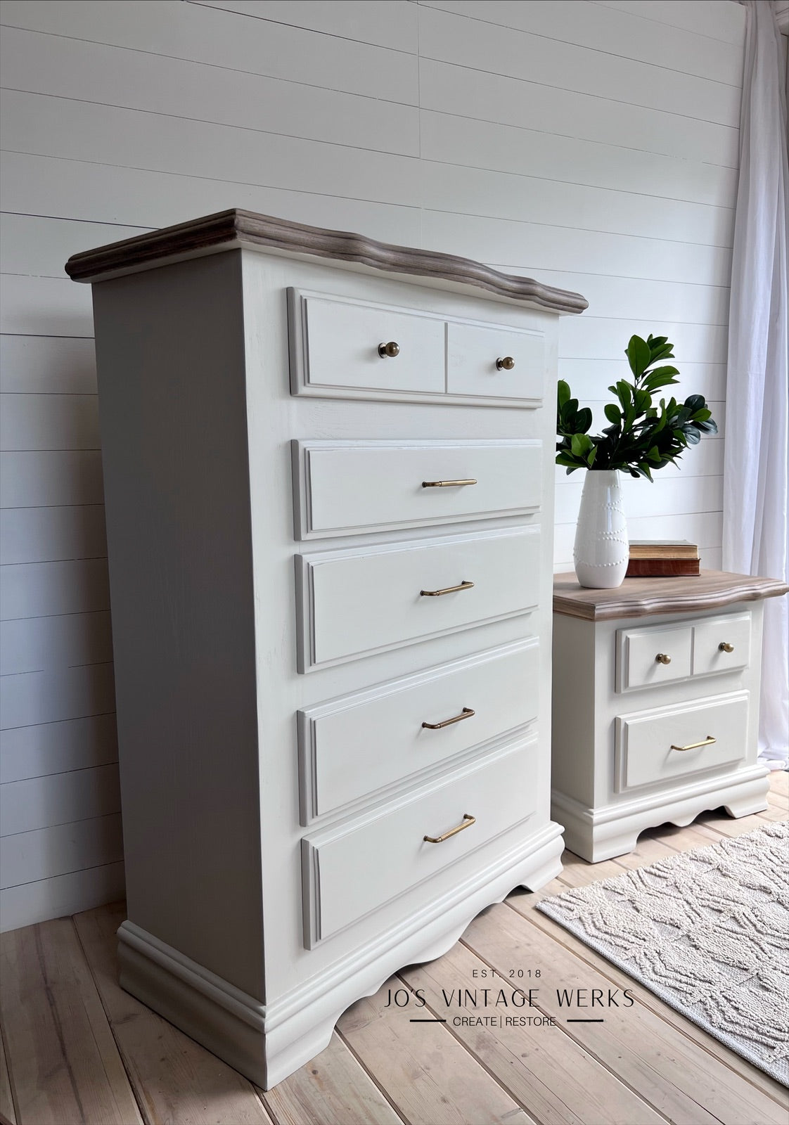 Chest of Drawers & Nightstand - Jo’s Vintage Werks
