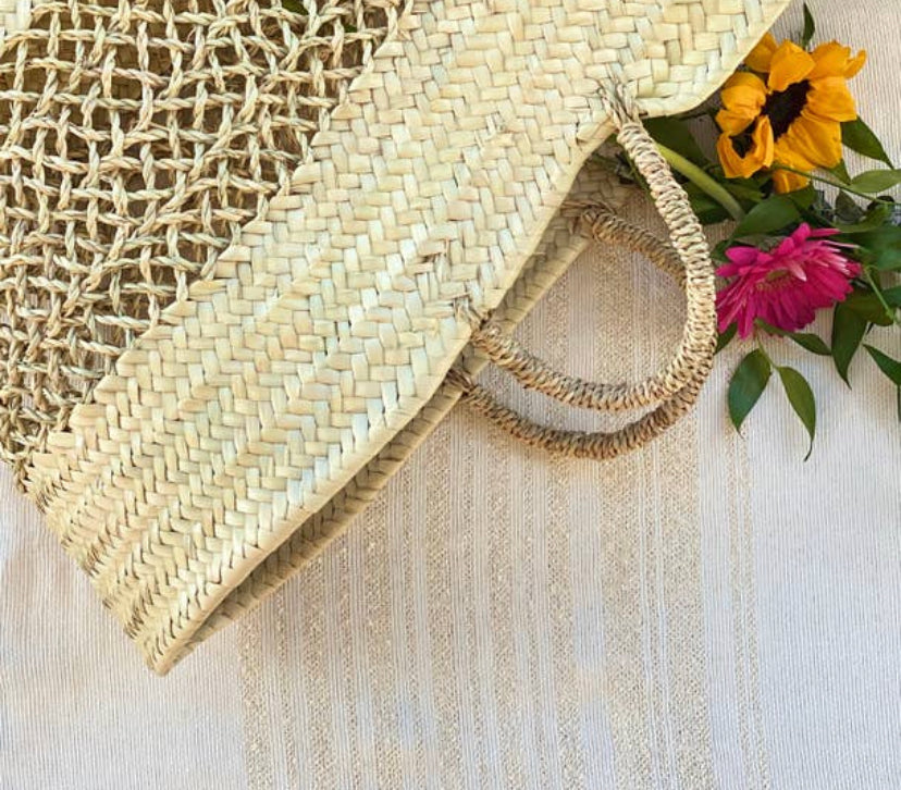 Straw Beach Basket Band Lace - Jo’s Vintage Werks