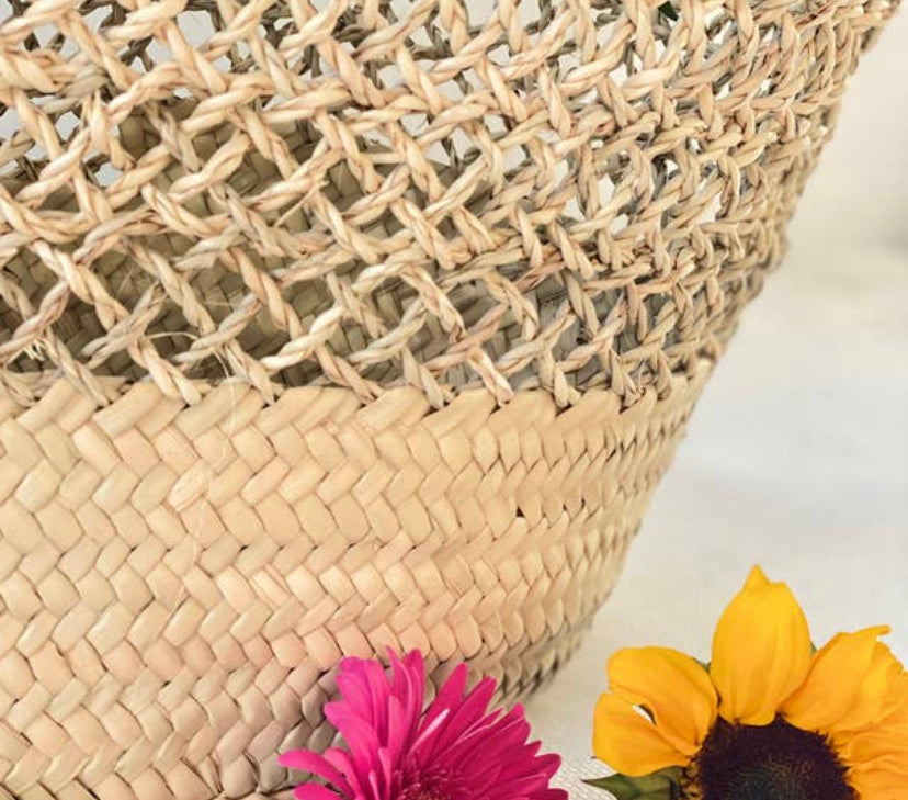 Straw Beach Basket Band Lace - Jo’s Vintage Werks