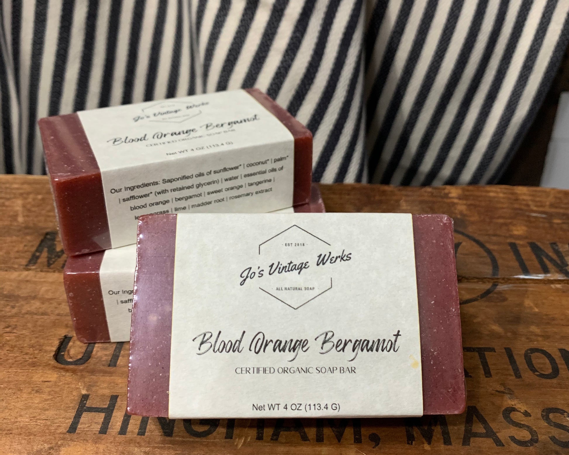 Blood Orange Bergamot Soap Bar - Jo’s Vintage Werks