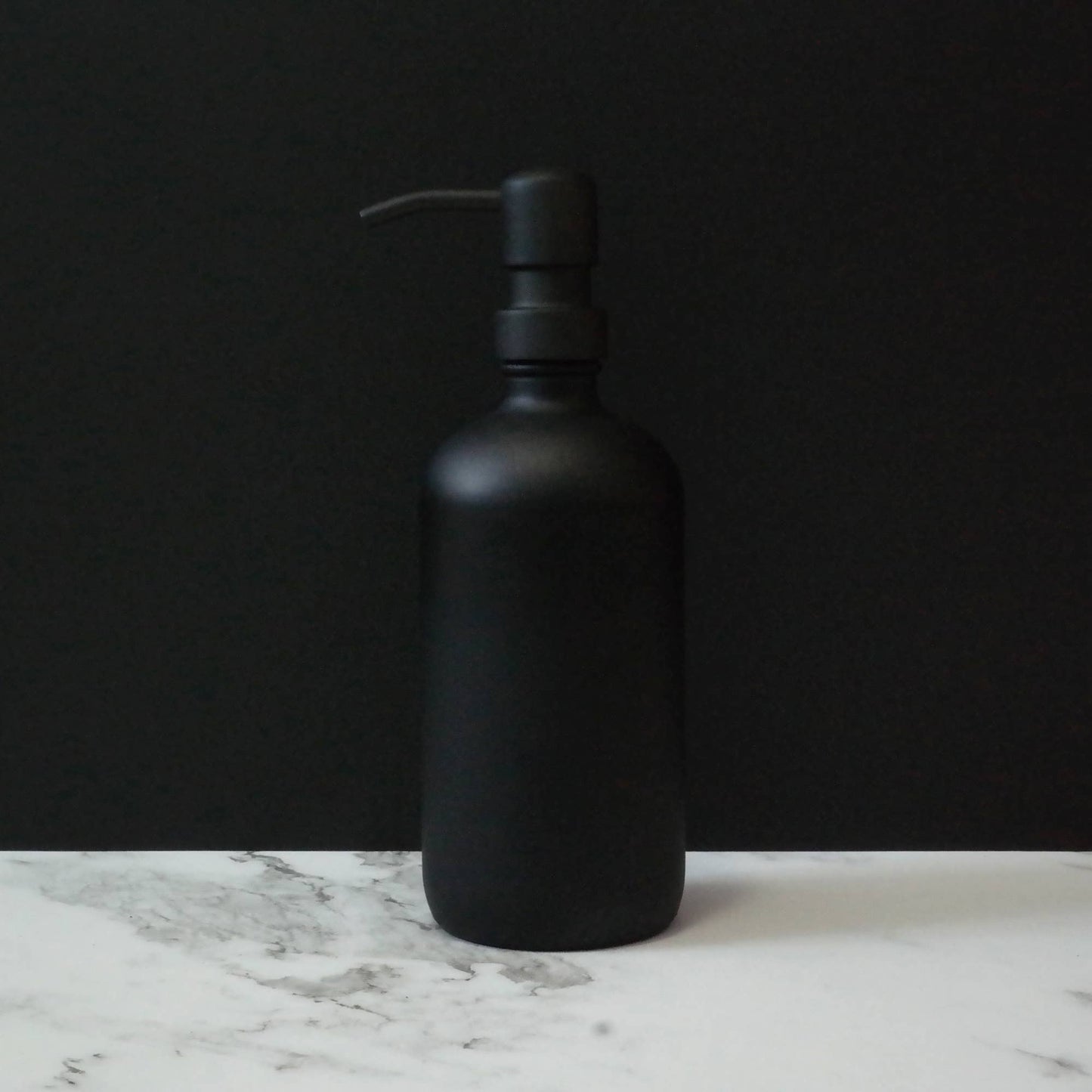 2 Pack - 16oz Matte Black Glass Liquid Soap Dispenser: Matte Black - Jo’s Vintage Werks