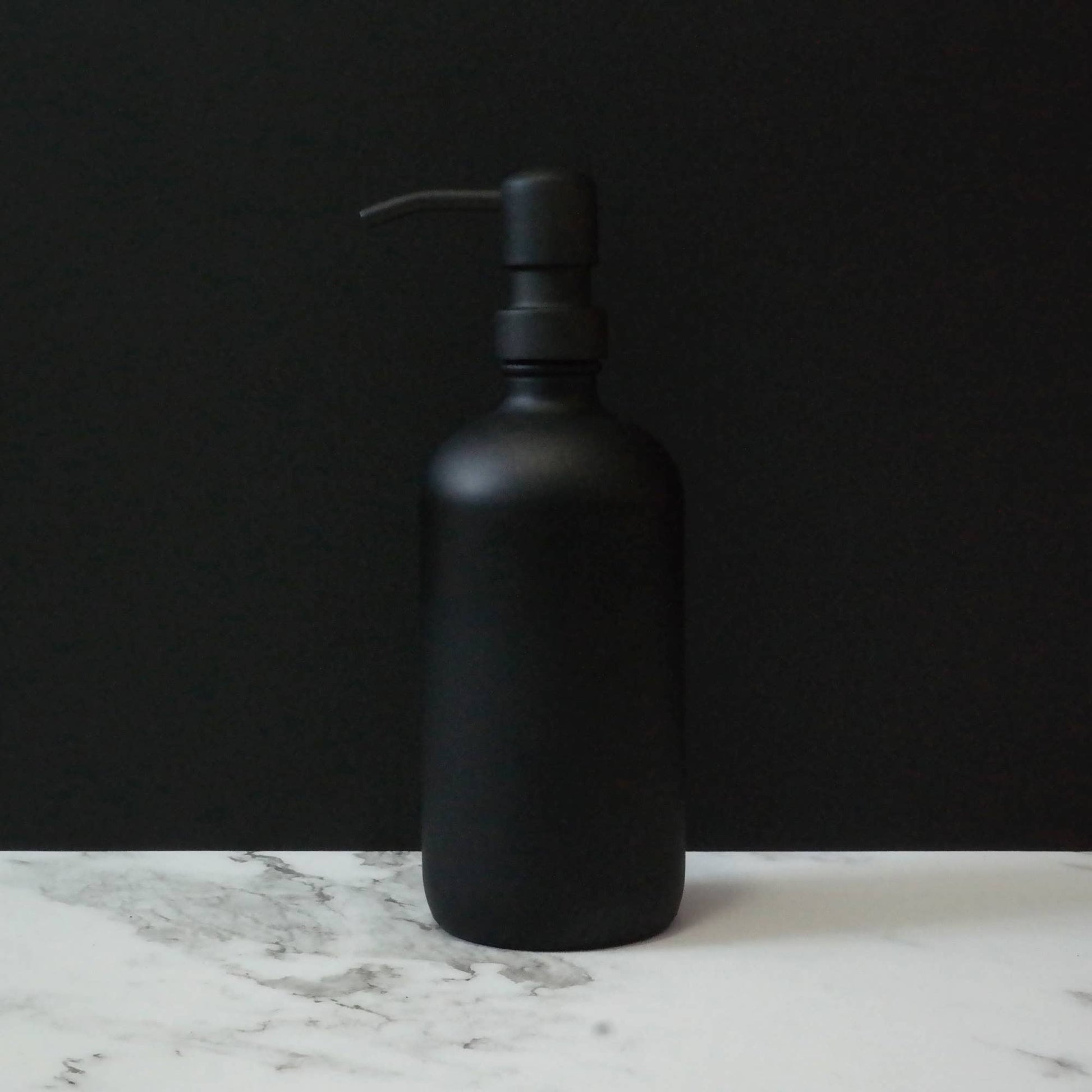 2 Pack - 16oz Matte Black Glass Liquid Soap Dispenser: Matte Black - Jo’s Vintage Werks