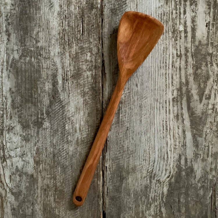 Handcarved Wooden Pan Spoon - Jo’s Vintage Werks