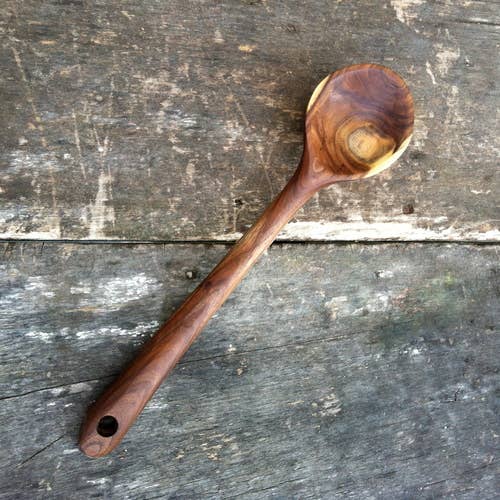 Handcarved Wooden Pot Spoon - Jo’s Vintage Werks