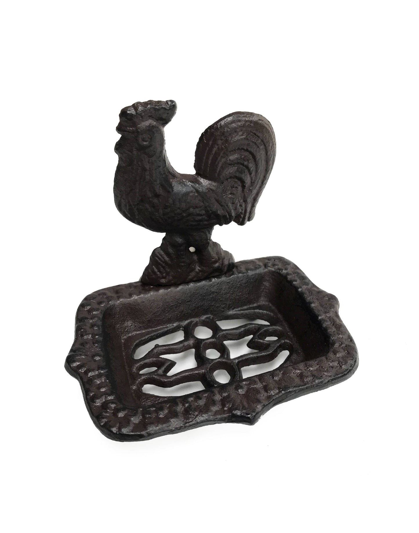 Cast Iron Rooster Soap Dish - Jo’s Vintage Werks