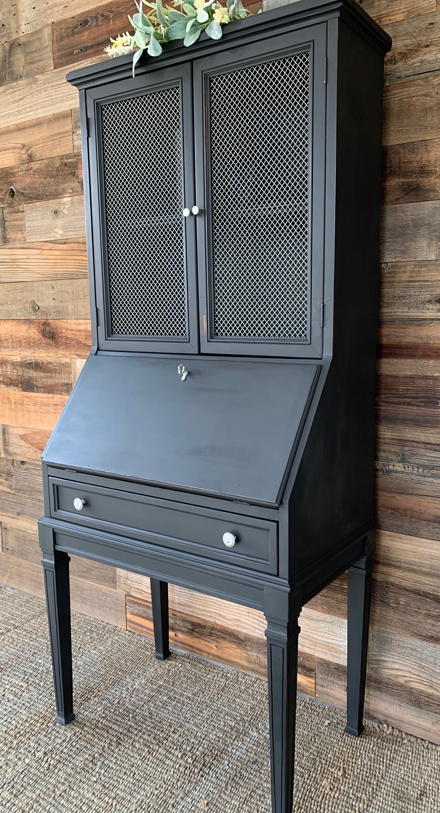 Vintage Secretary Desk with Cabinet - Jo’s Vintage Werks