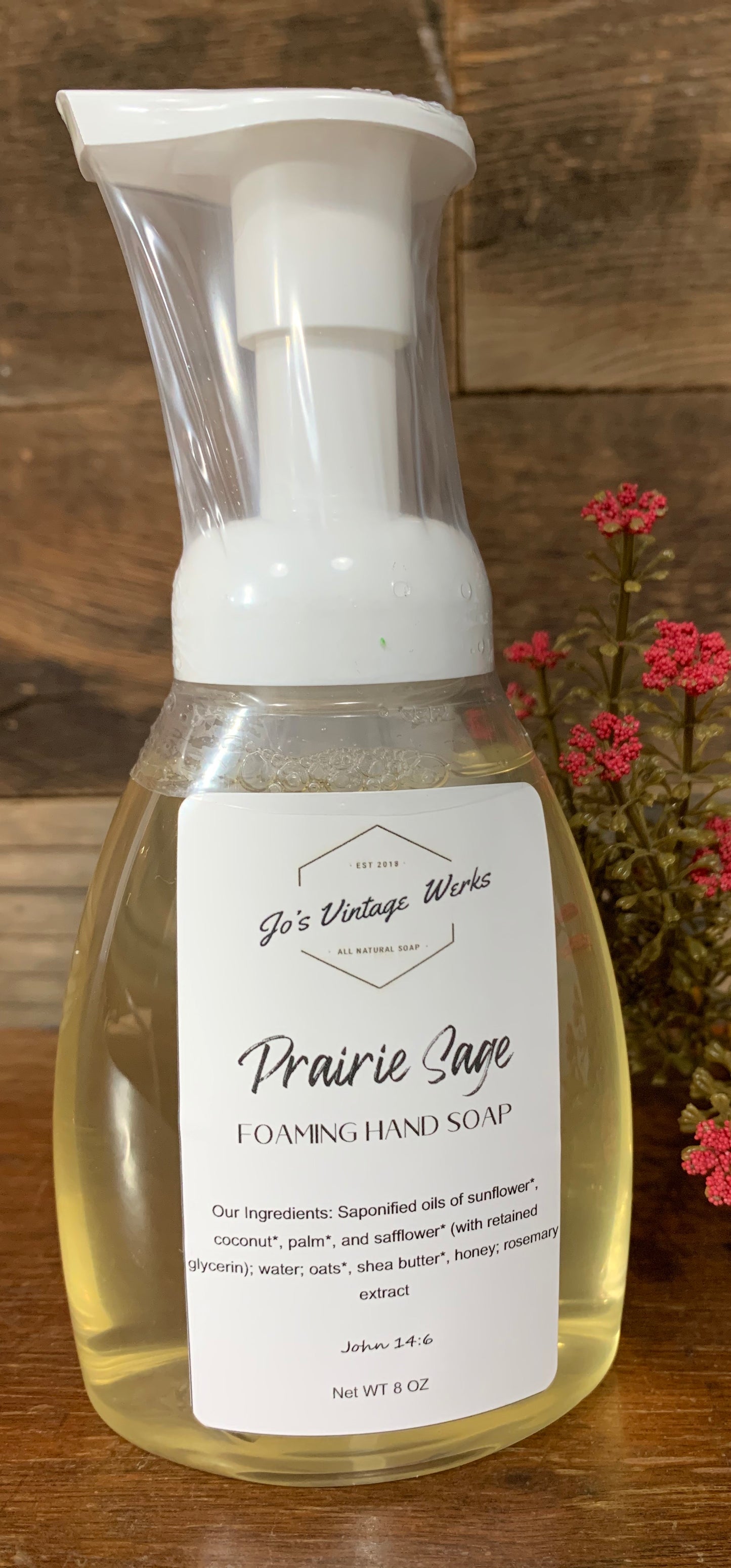 Prairie Sage Foaming Hand Soap - Jo’s Vintage Werks