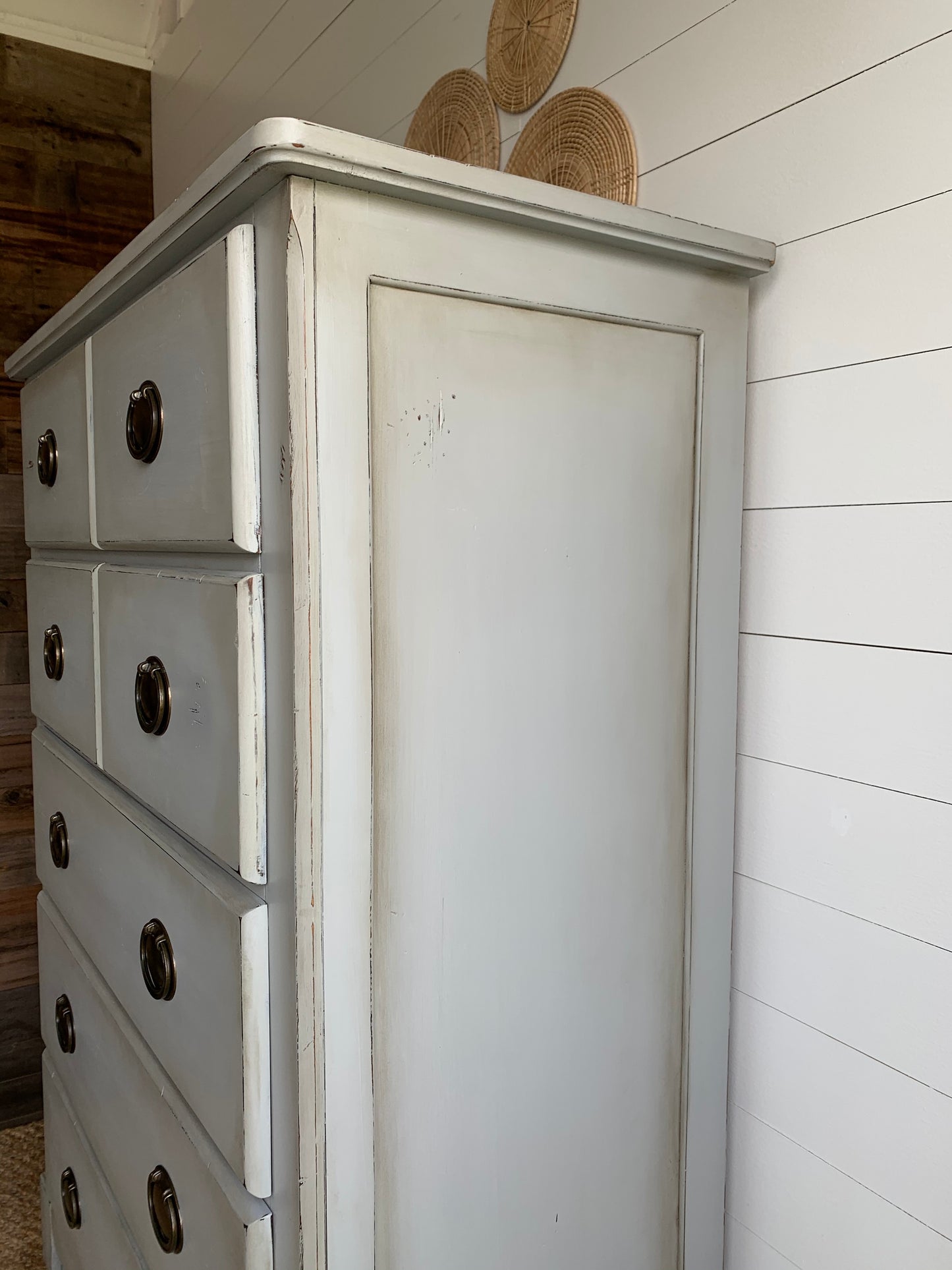 Vintage Wood Dresser with 5 Drawers - Jo’s Vintage Werks