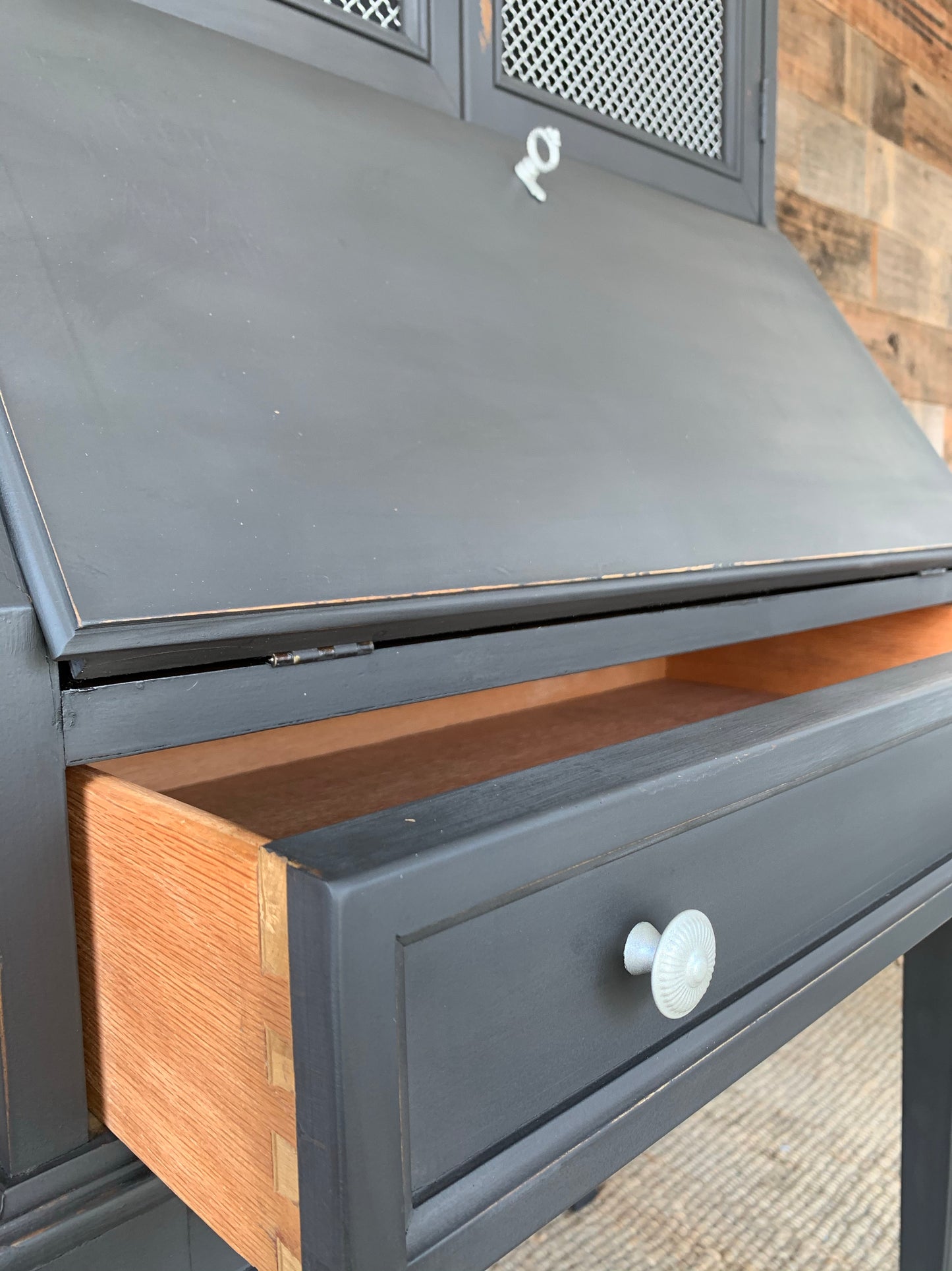 Vintage Secretary Desk with Cabinet - Jo’s Vintage Werks