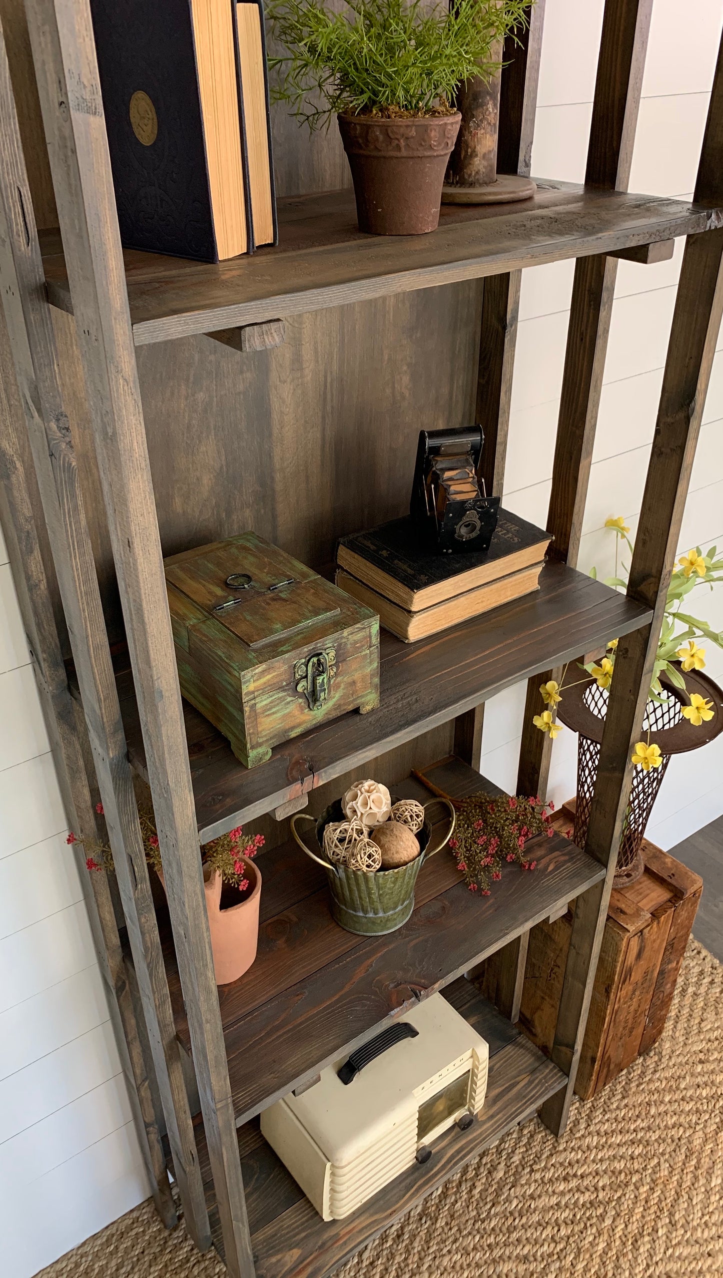 Handcrafted Bookcase - Jo’s Vintage Werks