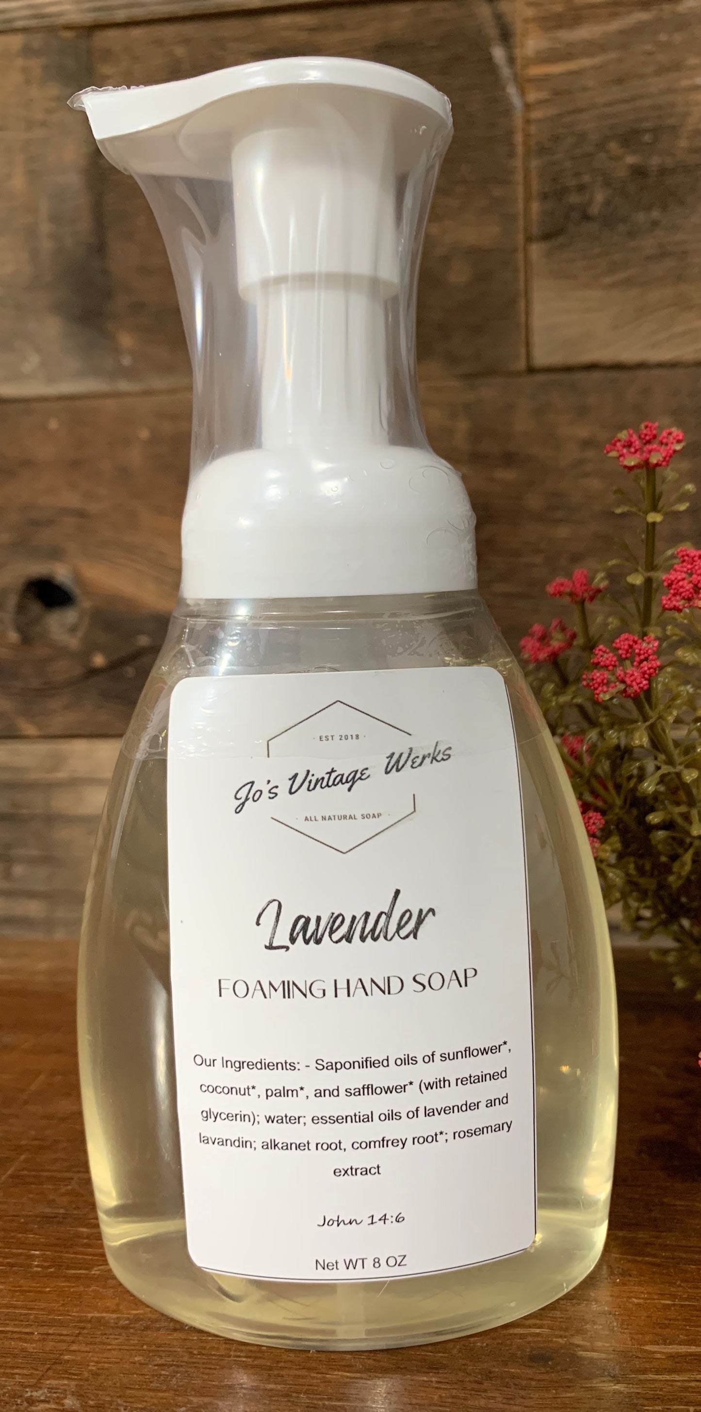 Lavender Foaming Hand Soap - Jo’s Vintage Werks