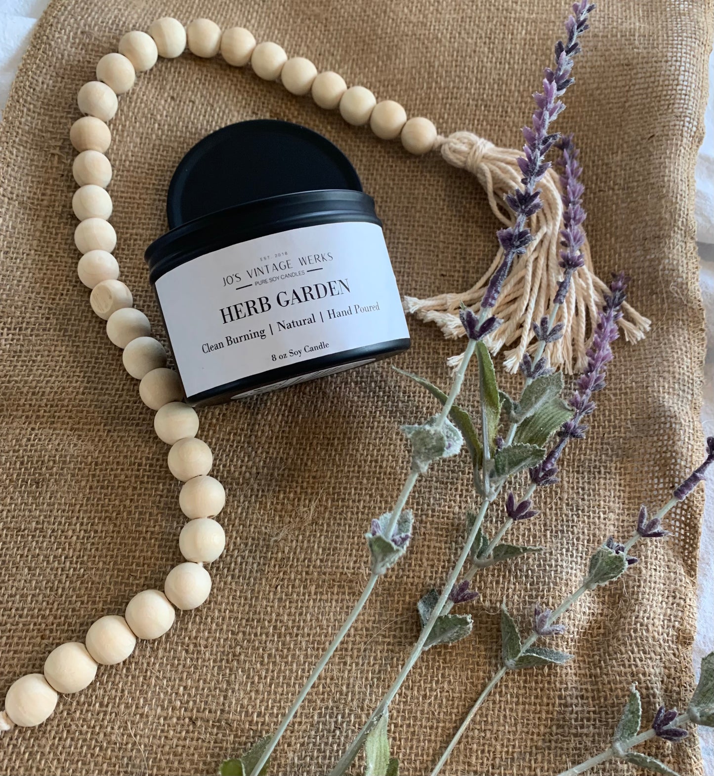 Herb Garden Soy Candle - Jo’s Vintage Werks