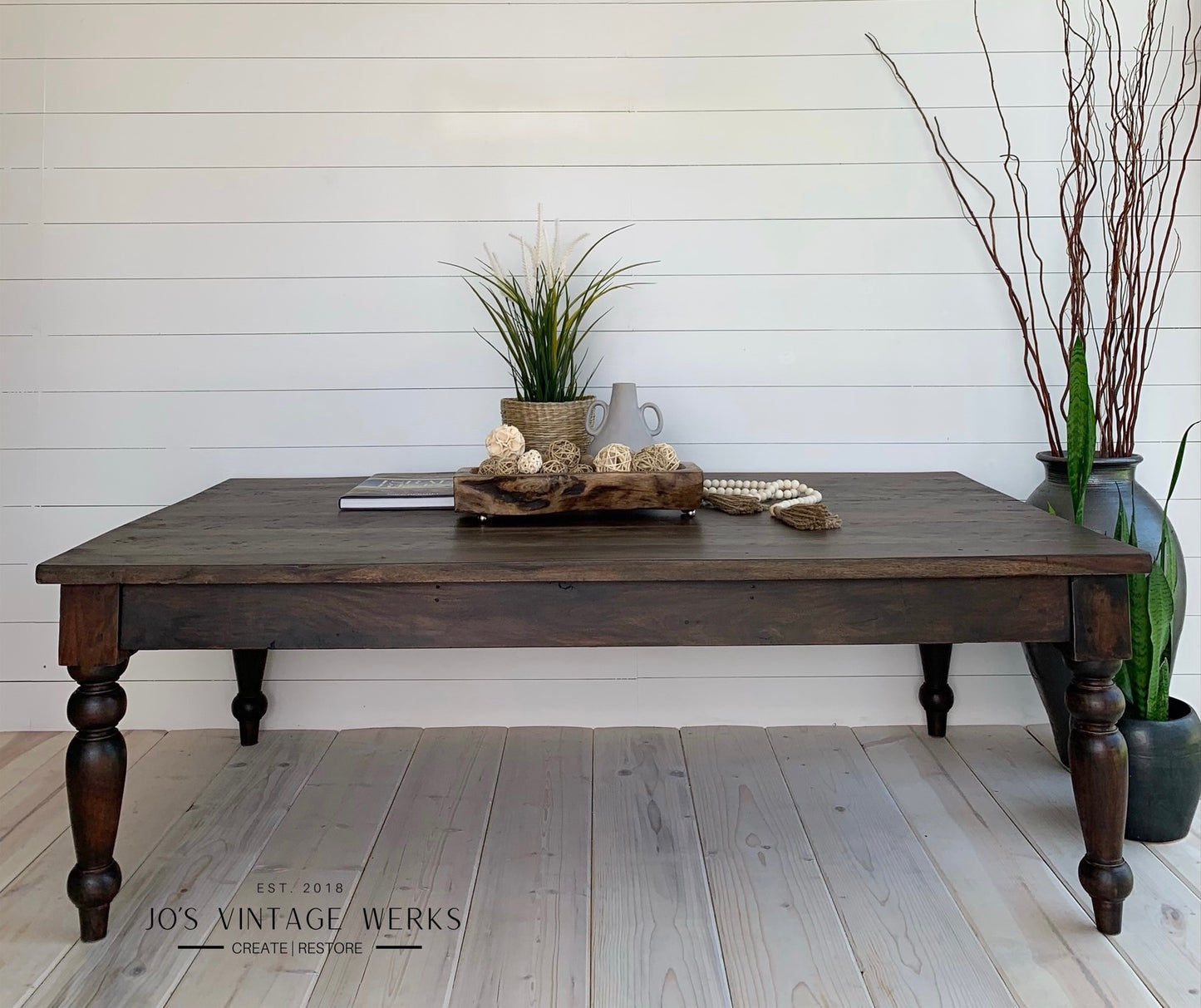 Wooden Coffee Table - Jo’s Vintage Werks