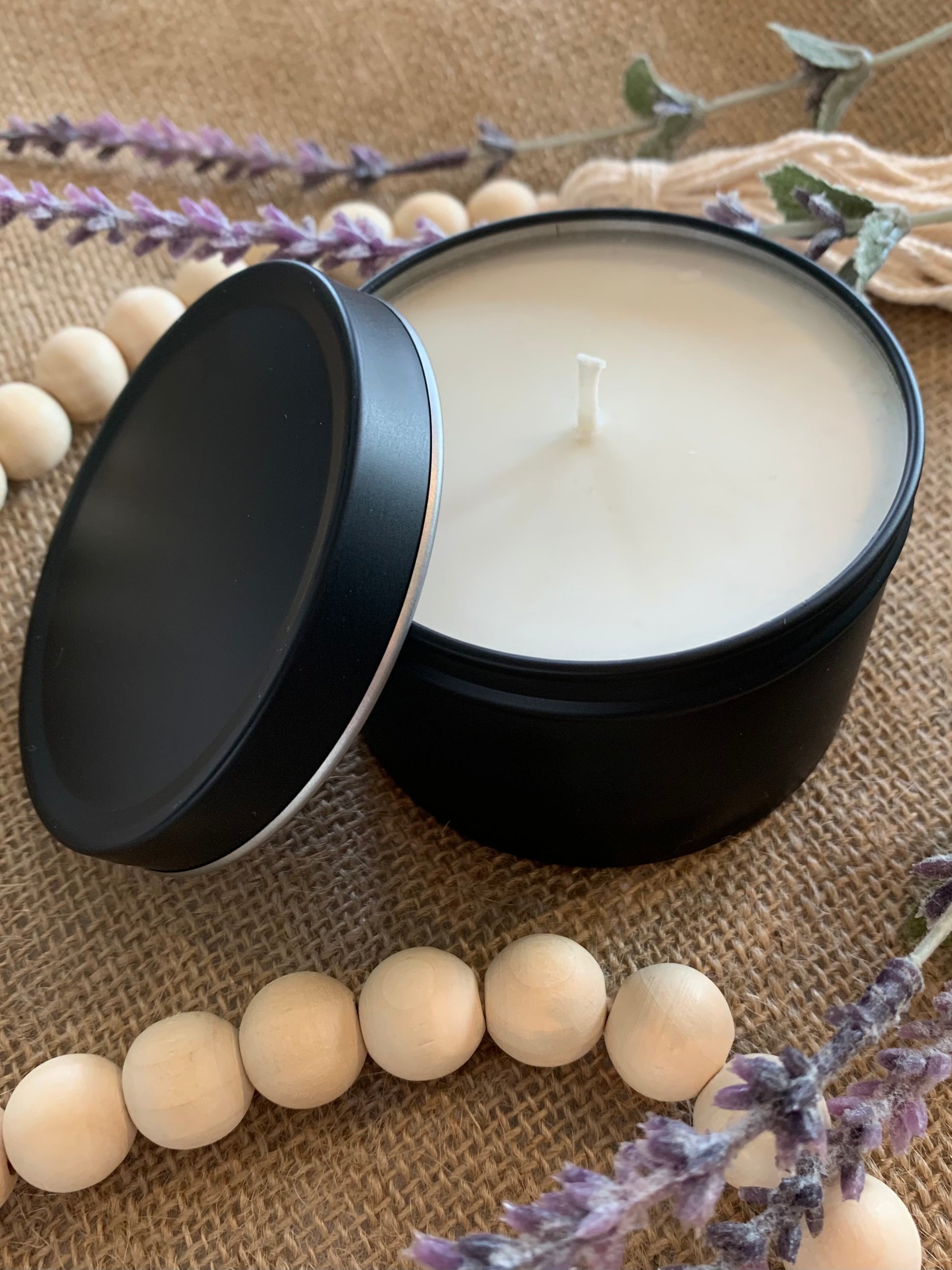 Leather Soy Candle - Jo’s Vintage Werks