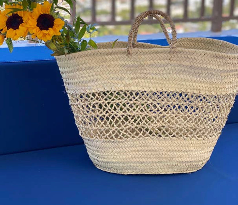 Straw Beach Basket Band Lace - Jo’s Vintage Werks